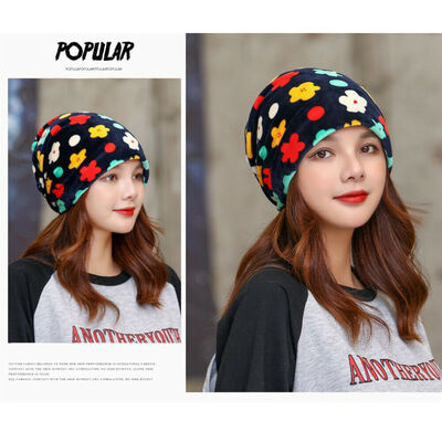 

Beanie Hat Mens Ladies Womens Slouch Winter Woolly Ski Velvet Turn Up Warm New