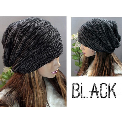 

SUNSIOM Knit Beanie Women Winter Oversize Baggy Hat Ski Slouch Cap Chic Unisex Hats