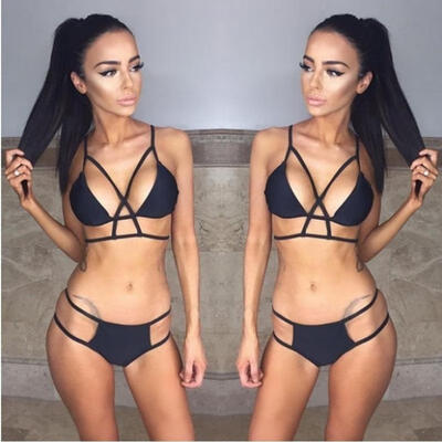 

Sexy Womens Bikini Set Bandage Push up Padded Swimwear Swimsuit Bathing Beachwear