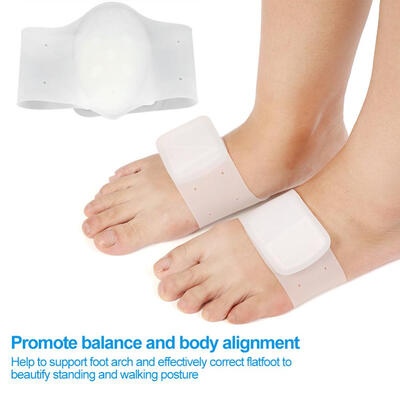 

Greensen Orthotic Silicone Feet Foot Arch Support Cushion Shoe Insoles Pads Sore RelieveOrthotic Insoles Arch Support Pads