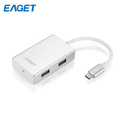 

EAGET CH11 4-port USB-C Hub with Type-C Cable Portable Splitter