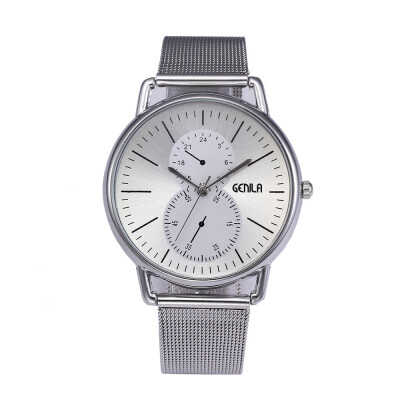 

GENILA Fashion Alloy Belt Mesh Watch Unisex womens watches Minimalist Style Quartz Watch relogio feminino Watch for women reloj