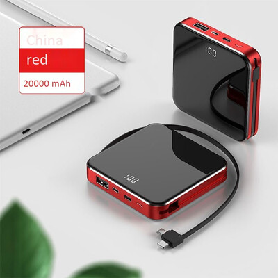 

Ultra-thin mini power bank 1000020000mah large capacity quick charge ultra-light portable mobile power supply