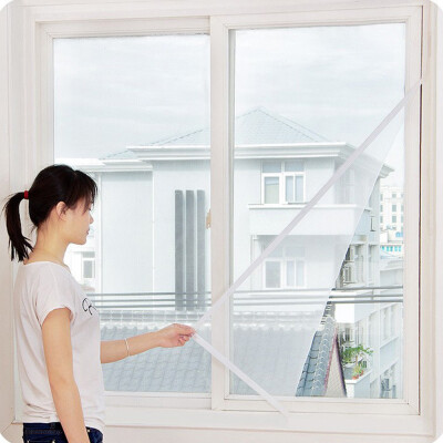 

〖Follure〗3 PC Window Fly Screen Nets Mosquito Insect Mesh With 3 Rolls Self-adhesive Tape