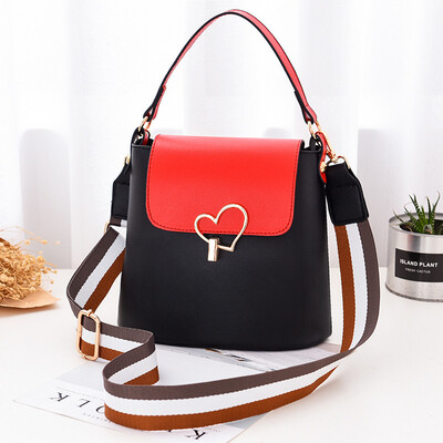 

Womens bag wholesale 2019 summer new womens bag Korean fashion shoulder bag diagonal cross bag bucket bag