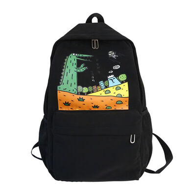 

Japanese ancient feeling girl schoolbag Korean version high school student nylon cloth backpack campus double shoulder bag female