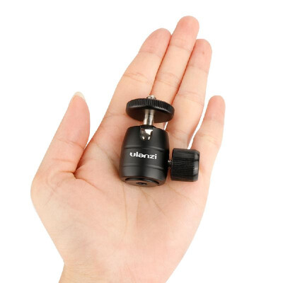 

Mini Metal Ball Head 14 Screw Mount 360°Rotatable Ballhead Tripod Accessory for Camera