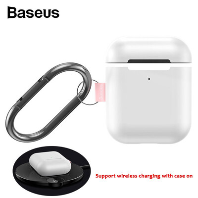 

Baseus Hook Protective Case For AirPods 12 Generation hard pc one-piece molding AirPods case