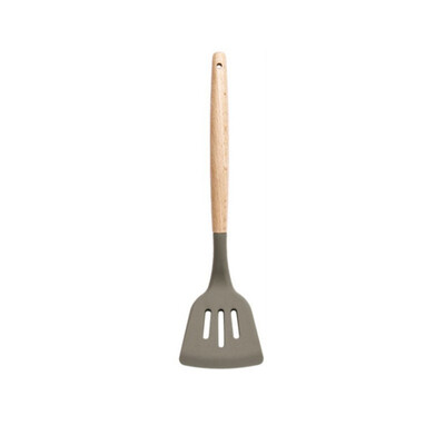 

Wooden Handle Silicone Kitchenware Non-Stick Pan Silicone Kitchen Utensils Cooking Tools Kitchen Utensils