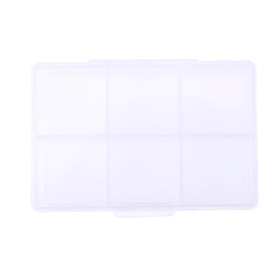 

6 Grids Portable PP Pill Storage Box Mini Travel Medicine Cases Organizers