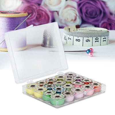 

Greensen 20Pcs Bobbins&Sewing Thread with Case for Sewing Machine