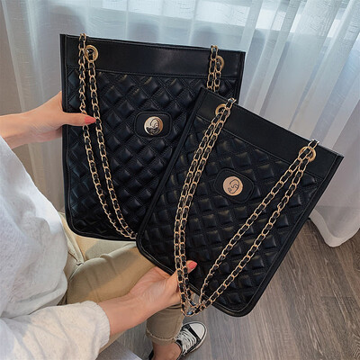 

Womens bag new Korean version of the tide fashion rhombic chain small square bag wild simple shoulder slung tide packag