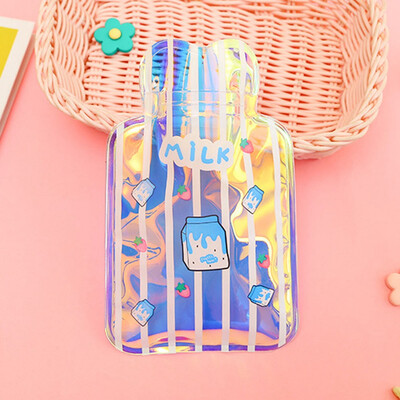 

Mini Cute Portable Laser Hot Water Bottle Cartoon Simple Winter Warm Water Bag Note Water Hand Warmers