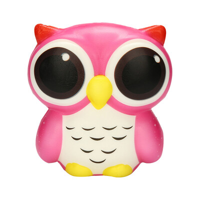 

Gotoamei Adorable Owl Squishy Slow Rising Cartoon Doll Cream Scented Stress Relief Toy