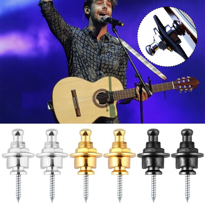 

2PCS Guitar Strap Lock Anti-stripping Lock System for Guitar&Bass Strap