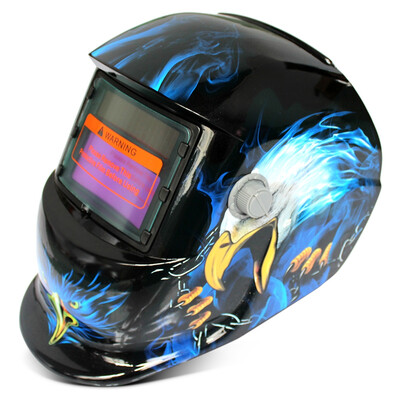 

Solar Energy Automatic Changeable Light Electric Welding Protective Helmet with Eagle Pattern