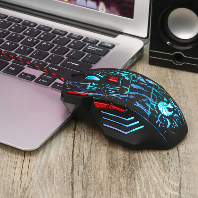 

HXSJ H300 USB Wired Gaming Mouse Ergonomic Mice with Breathing Light 5500DPI 7 Buttons for PC Laptop