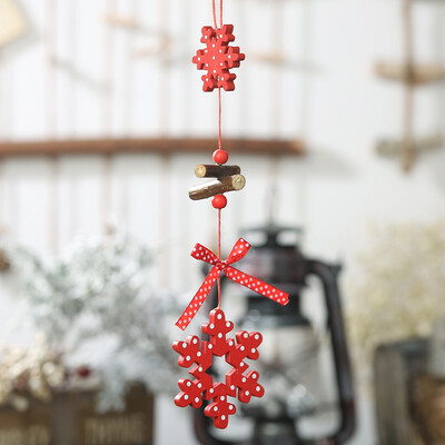 

〖Follure〗New Wooden Pendant Christmas Tree Creative Christmas Party Decoration Pendants