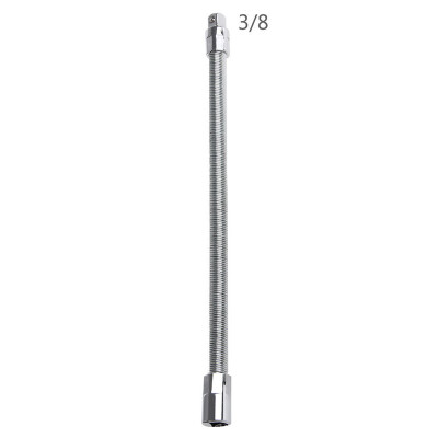 

38 14 Flexible Hose Hex Screwdriver Extension Bit Driver Shaft Holder Silver