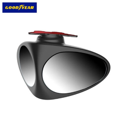 

GOODYEAR Car Blind Spot Mirror Double vision Aid 360 Degree Convex Rotatable 2 Side Automibile Exterior Rear View Parking Mirror W