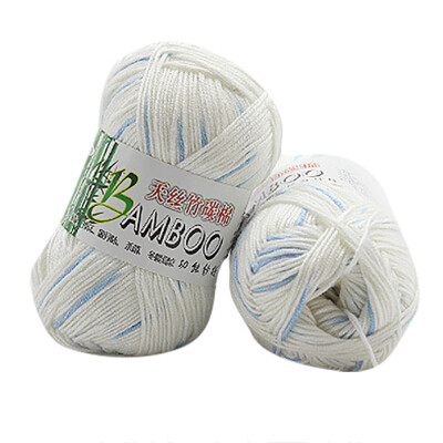 

Gobestart New 100 Bamboo Cotton Warm Soft Natural Knitting Crochet Knitwear Wool Yarn 50g