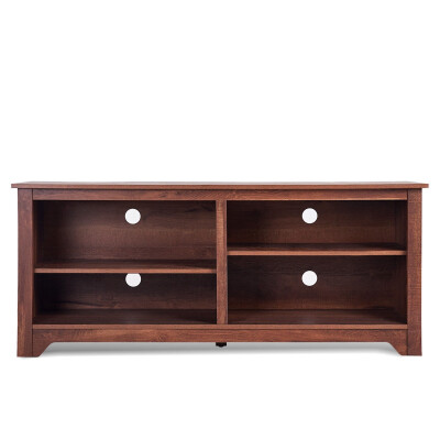 

58" Entertainment Media Center Wood Storage TV Stand