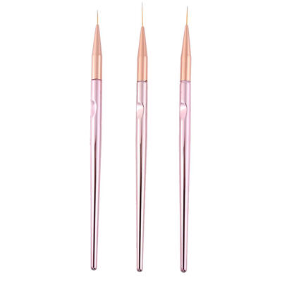

Electroplated Pink Nail Art Pen Set Painting Flowers Nail Art Design Tool