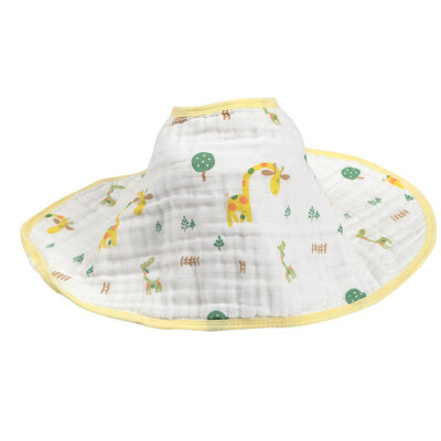 

6 Layers Cotton Baby Bibs Towel Burp Cloths Muslin Cotton Infant Feeding Bathing Face Washing Spit Milk Bibs
