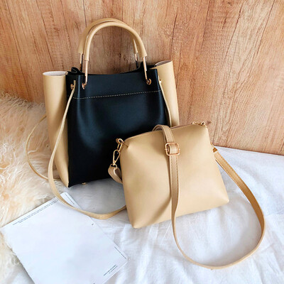 

Tailored Fashion Ladies Leather Color Matching Versatile Handbag Shoulder BagSmall Bag