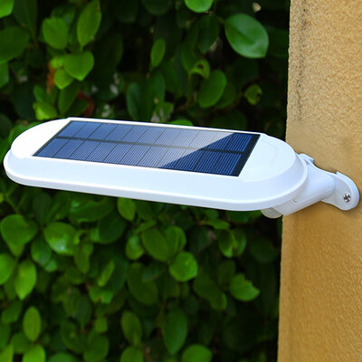 

Gobestart Waterproof Solar Power Motion Sensor Wall Mount LED Light Outdoor Garden Lamp BK