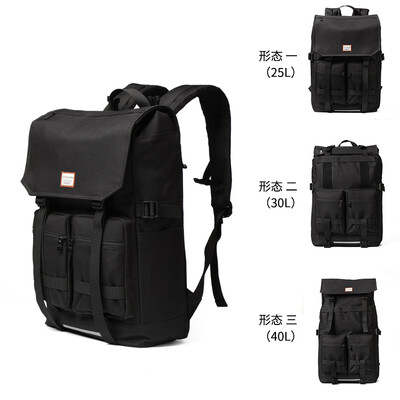 

Mens roll cover backpack outdoor large-capacity travel backpacks travel hiking bags computer bags mens fashion