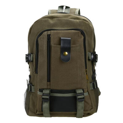 

Canvas Schoolbag Travel Rucksack Mountain Backpack Hiking Bag