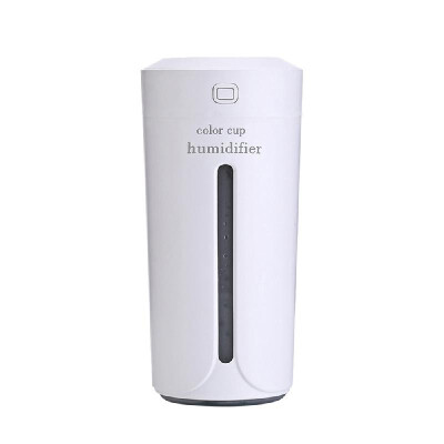 

USB Ultrasonic Home Office Car Humidifier Air Diffuser Purifier Atomizer W LED White