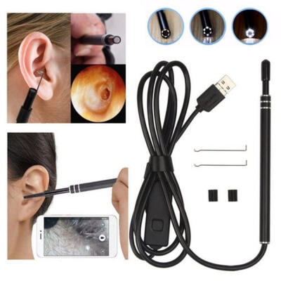 

New USB Healty Care Earwax Ear Mouse Wax Cleaner Tool Ellinium Endoscope Cleaning Pick Nose Nasal