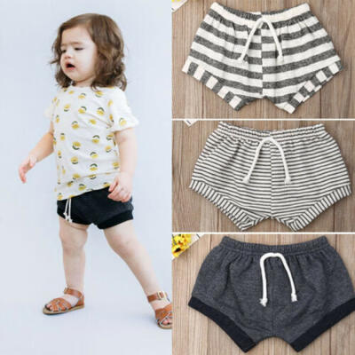 

Fashion Toddler Baby Kids Girls Boys Summer Casual Striped Shorts Bottoms Briefs