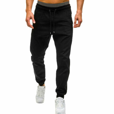 

Mens Slim Fit Urban Straight Leg Trousers Casual Pencil Jogger Cargo Pants