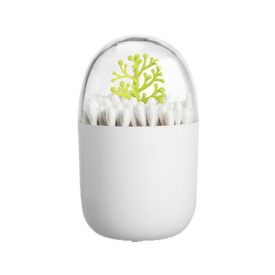 

Siaonvr Creative Dustproof Cotton Swab Bud Holder Dispenser Organizer Storage Box Exotic
