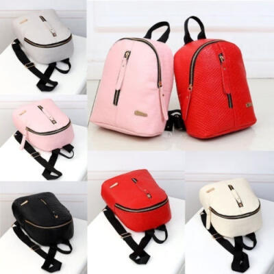 

Cool Women Girls Ladies Backpack Travel Shoulder Bag Faux Leather Rucksack