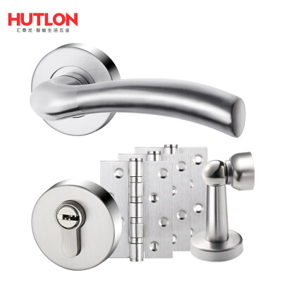 

Huilong Hutlon door lock indoor bedroom stainless steel door lock household solid wood door lock three piece set JZ-00-11