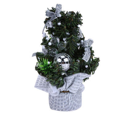 

Christmas Tree Mini Bonsai Ornament Table Standing Decor for Home Festival