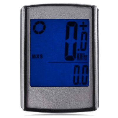 

Water Resistant Wireless LCD Backlight Bicycle Computer Odometer Speedometer