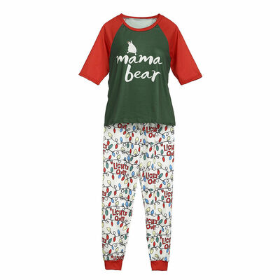 

Family Matching Christmas Pajamas Set Mens Women Baby Kids Sleepwear Nightwear