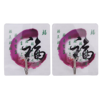 

New Arrival Lovely Flower Wall Hanger Cute StyleAdhesive Sticky Traceless Stick Holder Kitchen Bathroom Towel Hangers 3pcs