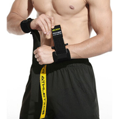 

Weight Lifting Strap Gym Training Wrist Support Wraps Muscle Power Bodybuilding