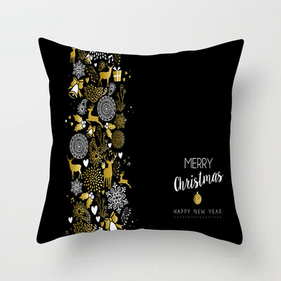 

Christmas Pillow Case Polyester Sofa Throw Cushion Cover Home Decor New