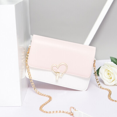 

Summer ins net red teenage girl Chaozhou Korean version Baitao fashion chain single shoulder inclined bag