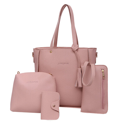 

Tailored Four Set Handbag Shoulder Bags Four Pieces Tote Bag Crossbody Wallet Bags BK