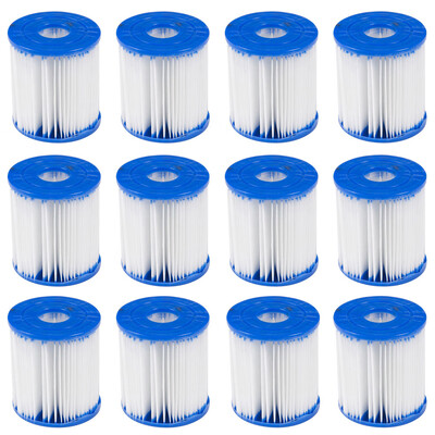 

〖Follure〗12 Pcs For Replacement Filter Cartridge Swimming Pool Pump Easy Set Up