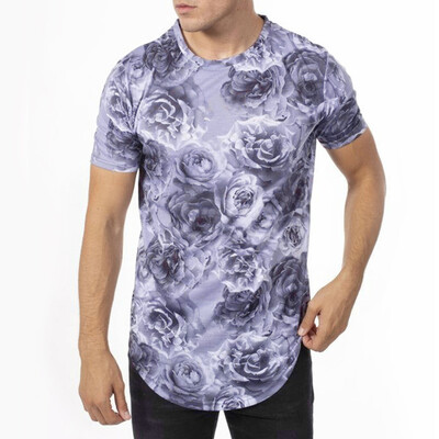 

Toponeto Fashion Mens Summer Slim Casual Print O-Neck Fit Short Sleeve Top Blouse