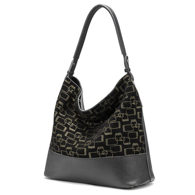 

REALER female handbags genuine leather bags for women large tote bag hobos patchwork shoulder handbag ladies 2019 fashion
